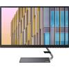 Lenovo Q24h-10 Monitor LCD QHD (2560 x 1440) da 23,8 con retroilluminazione a LED, AMD FreeSync, 75 Hz, 4 ms, 99% sRGB, altoparlanti, luce blu bassa, 66A8GCC6US grigio caldo