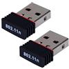 Hundnsney Realtek RTL8188 2 x Scheda di rete WiFi 802.11B/G LAN Adapter Realtek USB