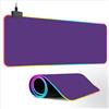 FANSU Tappetino Mouse RGB in Tinta Unita Tappetino per Mouse da Gioco Grande, con 14 RGB Effetti Luce, Mousepad in Gomma Antiscivolo per PC, Tastiera, Laptop, Gaming (Viola Scuro,300x700x4mm)