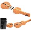 Tissting Chiavetta USB Violino, Elegante Memory Stick a Forma di Violino 128GB per Trasferire Musica, Foto e Film, Compatibile con Laptop e Personal Computer, Plastica Durevole