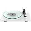 Pro-Ject T2 W Rainier Lettore di dischi in streaming - Rivoluzionaria tecnologia Wi-Fi - Preamplificatore fono MM integrato, piedistallo lavorato a CNC, piastra in vetro - Bianco