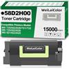 WeiLaiColor Compatibile con 58D2H00 58D2H0E cartuccia toner per l'uso con stampanti Lexmark MS725 MS822 MS826 MS821 MS823 MS825 MX725 MX822 MX826 MX721 MX722 (58D2H00-150000-150000 pagine)