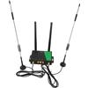 VBESTLIFE Router WiFi con Scheda SIM LTE CPE 4G di Livello Industriale, Router Wireless 2.4G Che Supporta 32 Utenti WiFi, con 4 Antenne, RJ45 X2 (Spina Europea)