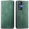 MOJIA Cover per Cubot Max 5, Custodia Folio Portafoglio in Pelle PU [Chiusura Magnetica], Case a Libro con Guscio Interno in TPU, Supporto per Carte.. Verde