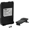 vhbw batteria compatibile con Icom IC-V80, IC-V85, IC-V85E, IC-V80E radio (1800mAh, 7,4V, Li-Ion) + clip
