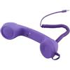 EIMSOAH Microfono per Telefono retrò Vintage, Ricevitore per Telefono Cellulare Anti-radiazioni, Cornetta Telefonica retrò Anni '90 per Cellulare, Fisso con Presa da (Viola)