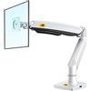 NB North Bayou Supporto per Monitor per Schermo da 22-35 Pollici VESA 75 & 100 (Bianco)