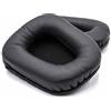 vhbw 2x cuscinetti auricolari di ricambio compatibile con Razer Electra cuffie, headset, poliuretano nero