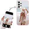 Yoedge Cover Personalizzata per Samsung Galaxy A53 5G 6,5 Personalizzato con Foto Immagine Testi Disegni Custodia Personalizzabile Regalo Album Personalizzabili Rosa per Samsung A53 5G
