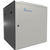 EXTRALINK Rack 19 pollici 12U - Armadio rack 600x600 mm, per montaggio a parete o a pavimento, capacità di carico 60 kg, corpo in metallo, apertura anteriore e posteriore, grigio