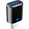 Generic Adattatore da USB a C, adattatore USB con 3.0, da maschio a femmina 3.0, adattatore Typec per tastiera, U Disk, telefono cellulare, tablet, auto, tipo C 3/4