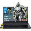 acer Nitro V 15 Gaming Laptop 15.6 FHD IPS 144Hz Intel Octa-core i5-13420H 32GB RAM 1TB SSD GeForce RTX 4050 Retroilluminato USB-C Win11Pro w/ICP Accessorio