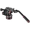 Manfrotto MVH608AH Testa Video Fluida Nitrotech per DSLR, Mirrorless, Videocamere, Cine Camera, Sistema di Controbilanciamento Continuo 0-8 kg e di Frizionamento Fluido Variabile, Portata 8 kg