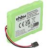 vhbw batteria compatibile con Siemens Gigaset 3000 Micro, 3010 Micro, 3015 Micro, Telekom/T-Sinus 45M telefono fisso cordless (500mAh, 3,6V, NiMH)