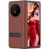 TECSHINE Custodia per HONOR Magic V3, Custodia per Cellulare, Cover per Telefono in Pelle per HONOR Magic V 3 -Rosso
