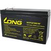 WSB Kung Long, WP1236W, batteria al piombo ad alta corrente AGM, 12V 9Ah, compatibile con MP1236H, NPW45-12, HR1234WF2, UP-RW1245P1