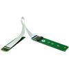 Sintech Cavo di prolunga M.2 NVME, NGFF M-Key PCIe 3.0 SSD Extender Card con lamina anti-elettromagnetica, 20 cm (argento)