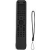 Lylithuif Custodia protettiva per telecomando Custodia protettiva in silicone Accessori per televisione con cinghia da polso per RMF TX520P TX520E Premium Durevole Morbida pelle amichevole (Insieme nero)