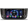 Erisin 8-Core Android 14 4GB+64GB Autoradio per Fiat Grande Punto Linea IPS Schermo tattile GPS Navigatore Auto Senza fili CarPlay Android Auto WiFi DAB+ Bluetooth 5.0 DSP