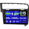 BXLIYER SXAUTO『Built-in 4G / DAB』Android 15-6G+128G Autoradio Per Golf 7 (2013-2018) - Senza fili CarPlay/Android Auto - LED Camera + MIC - Fast-boot Volante 360-CAM HDMI WIFI DSP - 2 Din IPS 10.1 Pollici