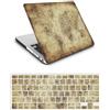 HLAAJJX Custodia Compatibile con Macbook Pro 13 pollici 2015 2014 2013 2012 con display Retina A1425 A1502, Case Rigida Protettivo Plastica Copertina & Tastiera Cover, Mappa marrone