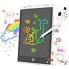10ELED Lavagnetta LCD da 8,5-10-12 Pollici, Blocco Note Digitale con Penna Stylus, Cancellazione Istantanea, Blocco Contenuto, per Bambini e Adulti (GRIGIO, 10 Pollici)