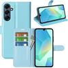 Fertuo Cover per Samsung Galaxy A17 5G / 4G, Custodia Portafoglio Cover a Libro in Pelle Flip Case Sottile con Silicone Bumper, Fibbia Magnetica, Porta Carte e Kickstand, Blu