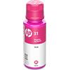 HP 31 Flacone di inchiostro magenta, 70 ml (1VU27AN)