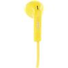 aiino italian ideas aiino - auricolari POP con adattatori ergonomici in silicone I Anti groviglio I Compatibilità Universale I Microfono multifunzionale - Giallo