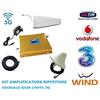pa system KIT AMPLIFICATORE RIPETITORE SEGNALE GSM UMTS 3G ANTENNA TIM WIND VODAFONE TRE CAVO 10 METRI