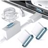 AFGHOA Spina antipolvere USB C per iPhone 16 15 Pro Max Samsung S25 S24 Ultra A55 Galaxy S23 FE S22 S21 tappi antipolvere protezione per OnePlus tipo C porta di ricarica custodia clip per Google Pixel 10 9