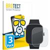 brotect Pellicola Vetro per Xiaomi Redmi Watch 4 | 3 Pezzi Opaca Protezione Schermo Made in Germany Anti-Riflesso Durezza 9H Anti-Graffio