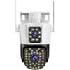Generico TELECAMERA WIFI DA INTERNO ED ESTERNO 6MP CON DOPPIA LENTE IP66 ZOOM E SENSORE JORTAN JT-8293 app yosee