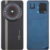 CWONCONGOIN Accessori di ricambio per telefono cellulare ZTE nubia Focus Glass copertura posteriore della batteria con adesivo/copriobiettivo fotocamera (nero) parte di riparazione