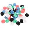 CFTGIW Copertura Spugna Auricolare 50pcs Copertura Bianca Blu Rosso Verde 15 Mm Isolamento Sponge Tip Auricolare per Mp3 Mp4 Tablet più Che gli Aurico
