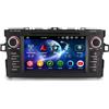 Erisin 7 pollici 8-Core 4GB RAM+64GB ROM Android 16 Lettore DVD Autoradio per TOYOTA AURIS Supporta GPS Navigatore Integrato CarPlay Android Auto DSP Bluetooth 5.0 ADP2 SWC DAB+ WiFi RDS DVB-T DVR