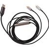Goshyda Cavo per Cuffie da Tipo C a MMCX, Cavo Audio di Ricambio per Cuffie da USB C a MMCX Cavo Audio per Auricolari in Rame Privo di Ossigeno, per SE215 SE315 SE425 SE535 SE846 e Altri,