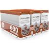 Hearing360 600 Pile Modello 312 Marrone (PR41) - 100 Confezioni da 6 Batterie per Apparecchi Acustici 1,45V - Pile Acustiche Rayovac Varta Extra
