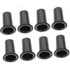 Hemobllo Tubo per Altoparlante in Abs Nero 40mm 8 Pezzi per Casse Acustiche Qualità Audio Superiore Installazione Comoda per Altoparlanti