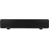 Vikye Soundbar Cablata, Spina di Ingresso da 3,5 Mm Soundbar Stereo Cablata USB, Soundbox Surround per Bassi Lettore Musicale con Luce Respiratoria a LED Blu Adatta per Cellulari PC(Nero)