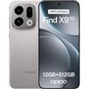 OPPO Find X9 5G 12+512GB, Smartphone sbloccato AI, Display ProXDR 6,59 120Hz, Fotocamera Hasselblad da 50 MP, 4K Motion, 7025 mAh, IP69, Titanium Grey (Con carica 80W SUPERVOOC e Enco Air4)
