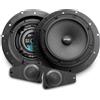 Option Set di altoparlanti da 16 cm, compatibile con VW T5/T6, camper, sistema frontale a 2 vie, con tweeter da 20 mm, 55 WRMS, 3 Ohm, alta efficienza 88 dB