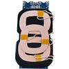 DONGKER Modulo trasmettitore caricabatterie wireless, caricabatterie wireless Qi PCB Circuit Board 3-coil Wireless Charging PCBA Development 9V/1700mA Interfaccia USB