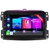 DISCORAMA AUTORADIO ANDROID 8/128GB PER FIAT 500L 2012-2017 STEREO AUTO TOUCH 7 POLLICI WIFI