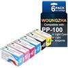 Woungzha PP-100 PP-50 PJIC1 PJIC2 PJIC3 PJIC4 PJIC5 PJIC6 Cartuccia d'inchiostro Compatível com Inchiostro Pigmentato per Epson PP-100N11 PP-50BD PP-50II PP-100II PP100III 28ml