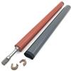 OKLILI 1SET fusore inferiore pressure roller + Fuser film Sleeve + boccola Compatibile con HP P1102 P1106 P1108 P1566 P1606 M1132 M1136 M1213 M1216 M1536 M125 M126 M127 M128 M201 M202 M225 M226