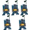 Zhixteu 5PCS Li-Ion Batteria al Litio BMS PCB di Ricarica Scheda di Protezione 18V Utensile Elettrico per Makita BL1830 BL1815 BL1860 LXT400 BL1850