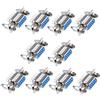 Oiyagai 10-Pack Connettore DB15 VGA Femmina 15 Pin - Presa D-Sub a 3 File con Viti di Blocco, Montaggio PCB per Monitor Proiettori Riparazioni DIY