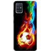 Mixroom - Cover Custodia Back case In TPU Silicone Morbido Per Oppo A74 4G Fantasia Calcio E82