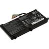 akku-net Powery Batteria per PC portatile Acer Predator 15 G9-593/15 G9-593-765Q, 14,8 V, Li-ION [Batteria per computer portatile/laptop/notebook]